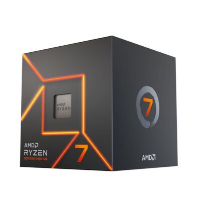 CPU AMD Ryzen 7 7700 (3.8 GHz Upto 5.3GHz / 40MB / 8 Cores, 16 Threads / 65W / Socket AM5) ( TRAY)