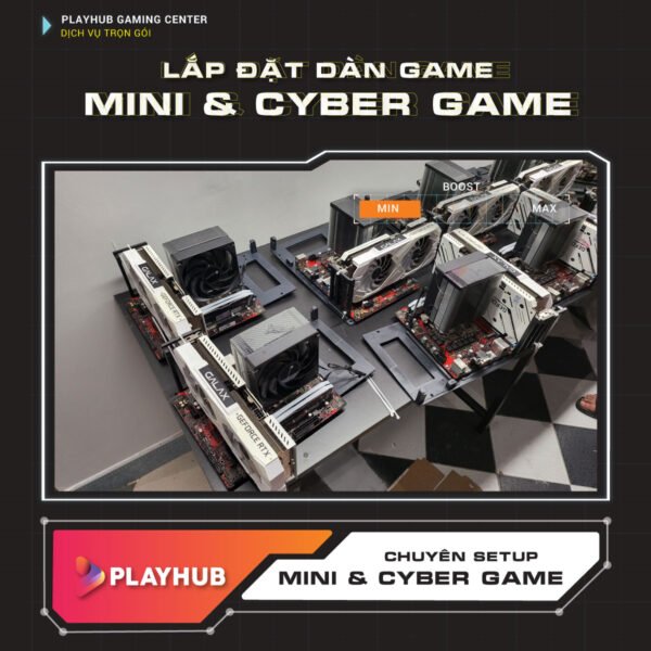 Lắp đặt phòng game, mini cyber game