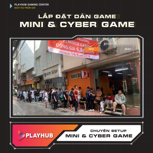 Lắp đặt phòng game, mini cyber game