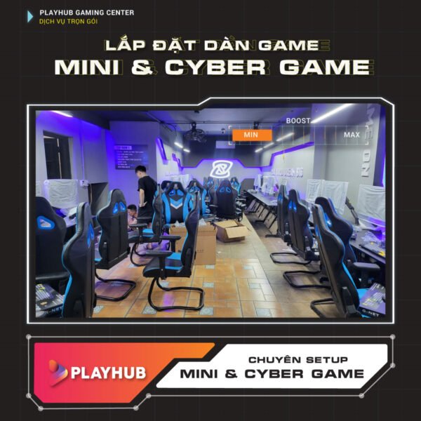 Lắp đặt phòng game, mini cyber game
